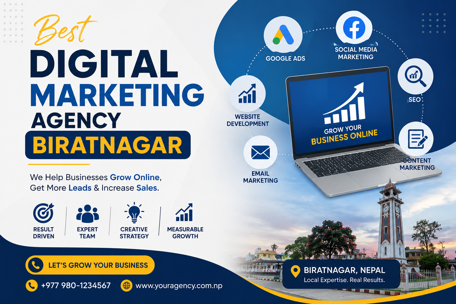 digital idea2grow Best Digital Marketing Agency Biratnagar